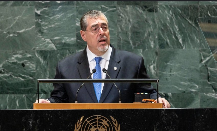 Presidente Arévalo resalta la crisis climática como “el más urgente desafío global”