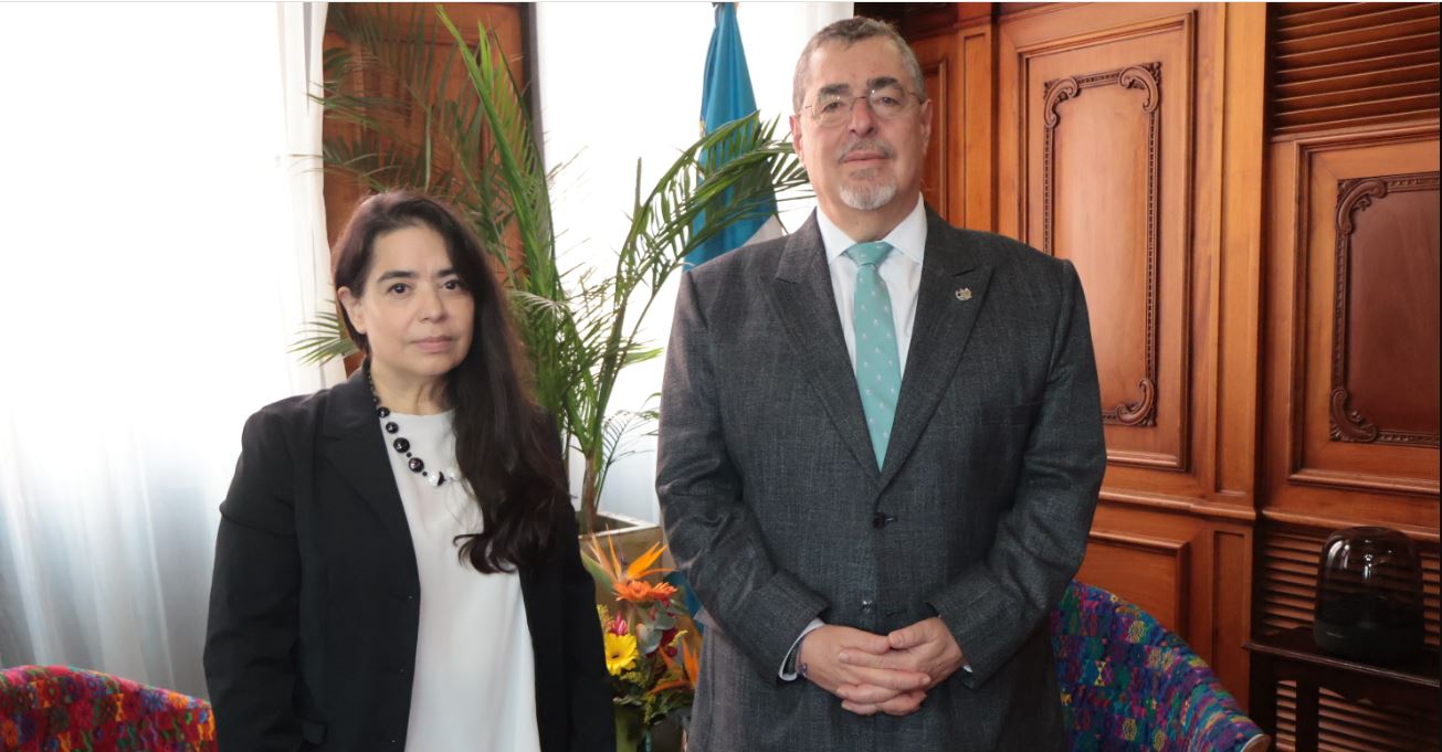 Presidente se reúne con representantes de la Corte Interamericana de Derechos Humanos . / Foto: Copadeh.
