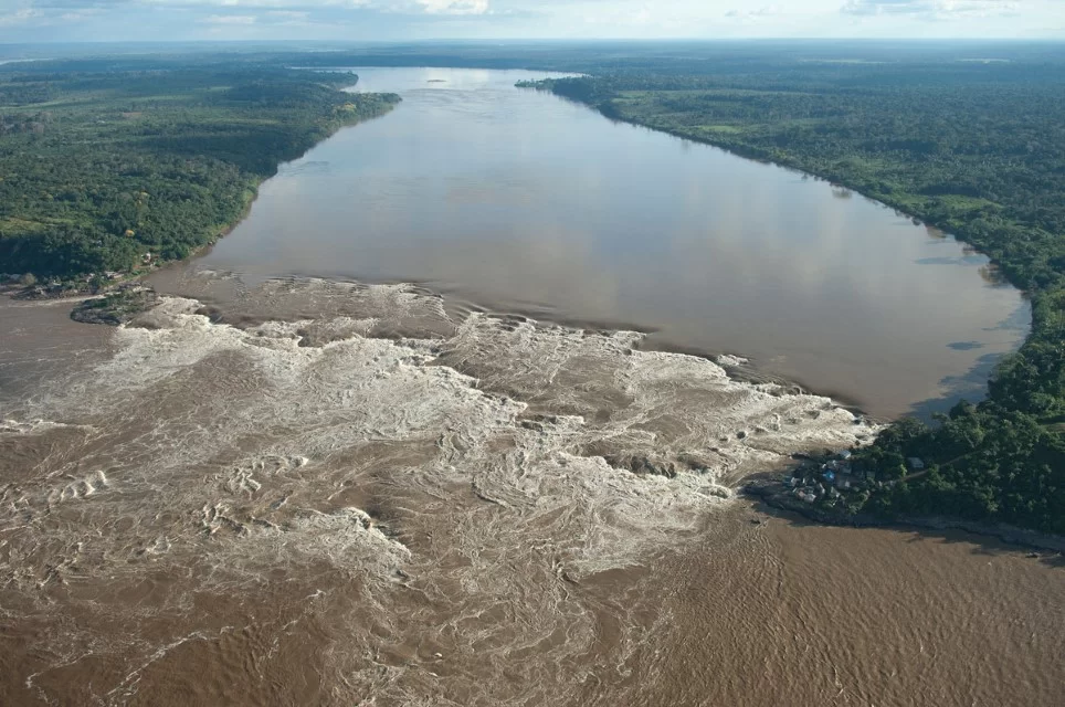 Río Madeira, el principal afluente del Amazonas. / Foto: AGUAS AMAZÓNICAS.