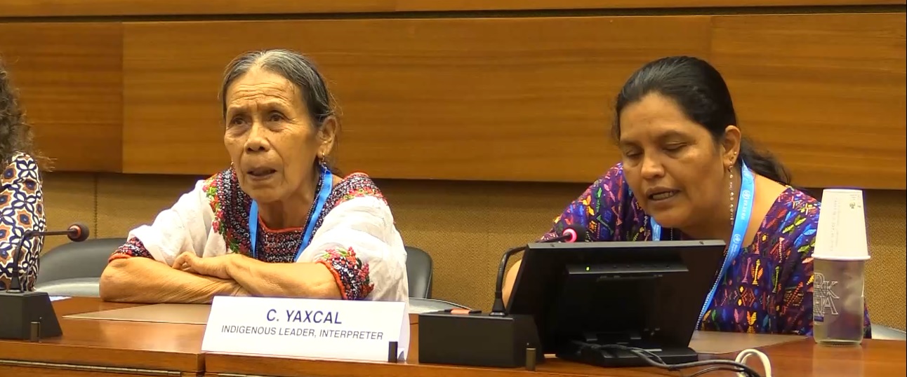 Supervivientes de la violencia sexual en Guatemala piden en la ONU el fin de la impunidad