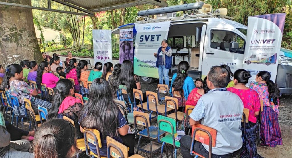 Madres de Alta Verapaz conocieron medidas de prevención de delitos VET. /Foto: SVET.