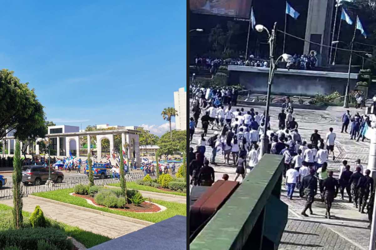 Antorchas y desfiles recorren la ciudad de Guatemala