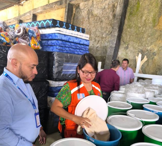 Entregan ayuda humanitaria a los afectados por lluvias en Huehuetenango