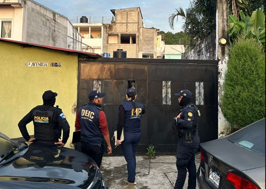 PNC y MP realizan múltiples allanamientos en búsqueda de evidencias en varios puntos del país