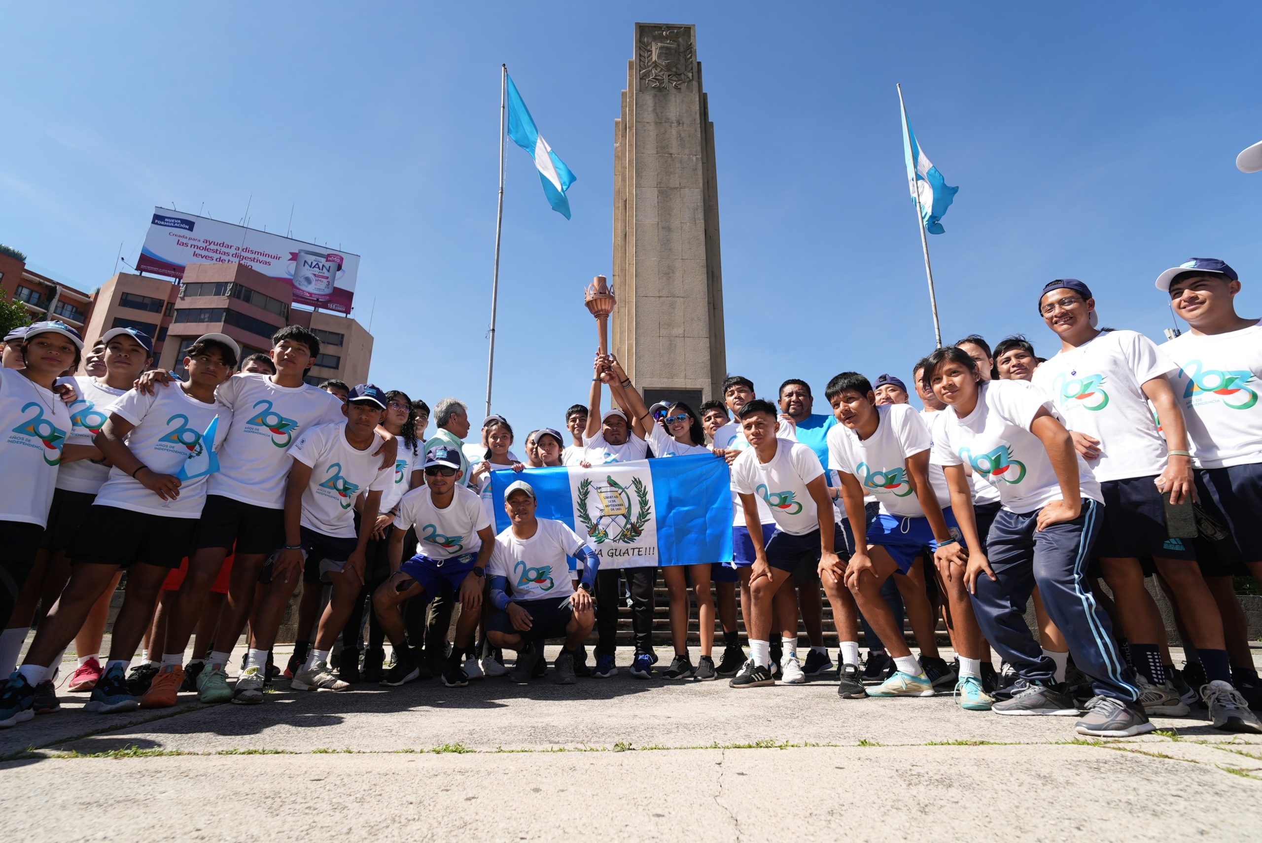 Antorcha Centroamericana por la Paz y la Libertad inicia su recorrido portando un mensaje de unidad y esperanza