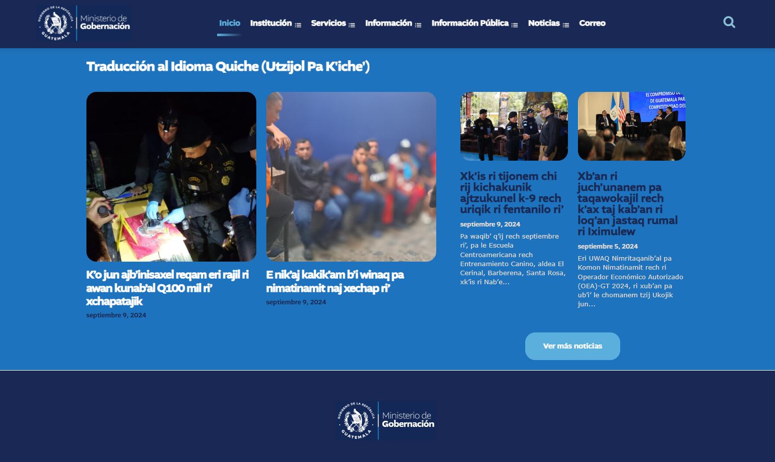 Mingob promueve la inclusión con noticias traducidas al idioma quiché