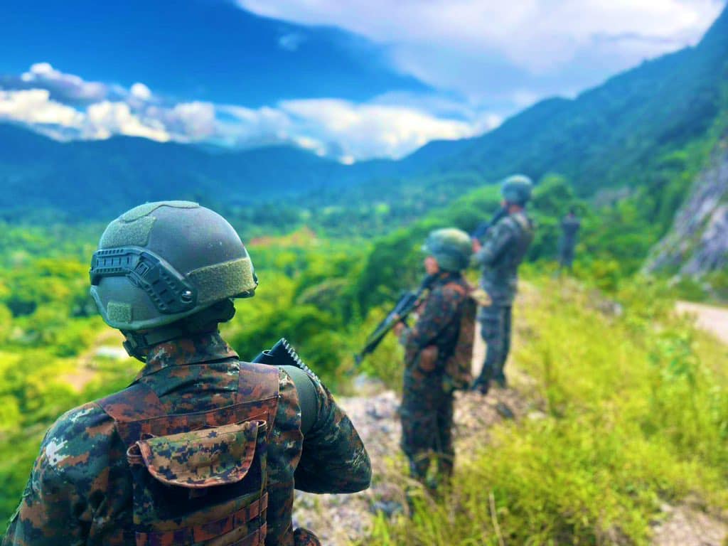 Mindef aclara presencia militar en Quetzaltenango. / Foto: Archivo Ejército de Guatemala.