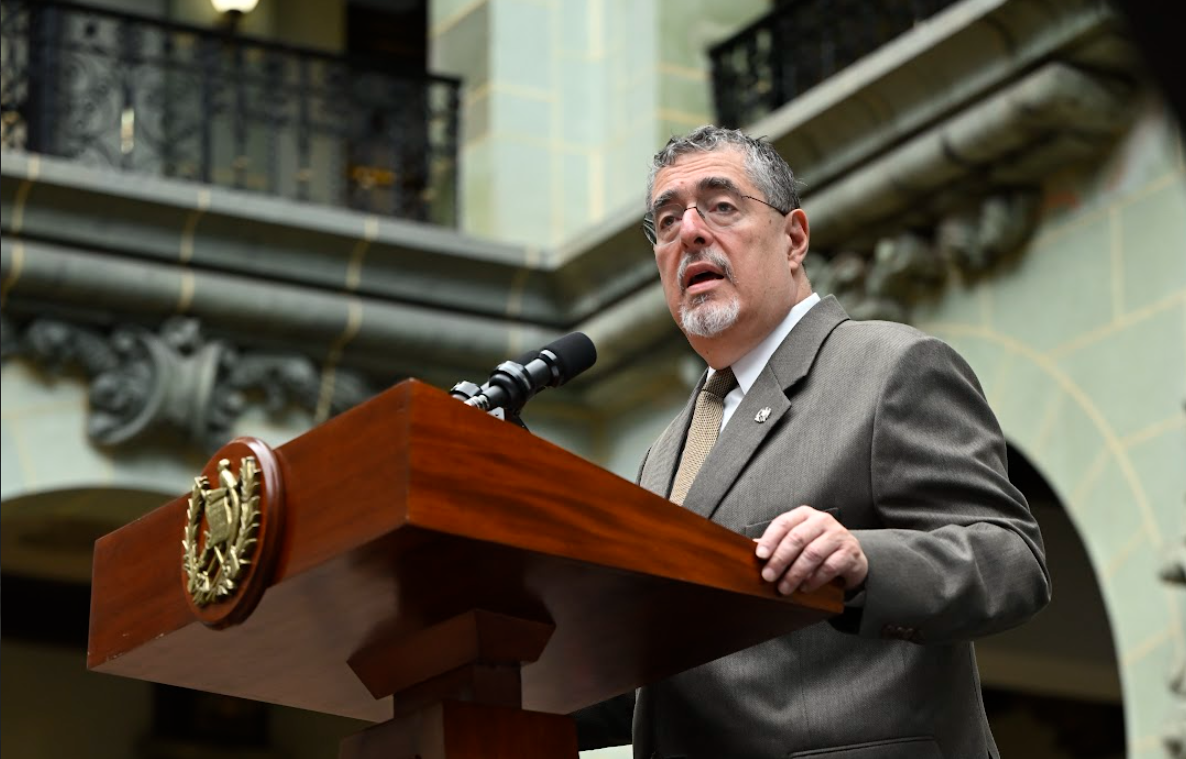 Presidente Arévalo en la presentación de la Red de Integridad del Organismo Ejecutivo. / Foto: Álvaro Interiano.