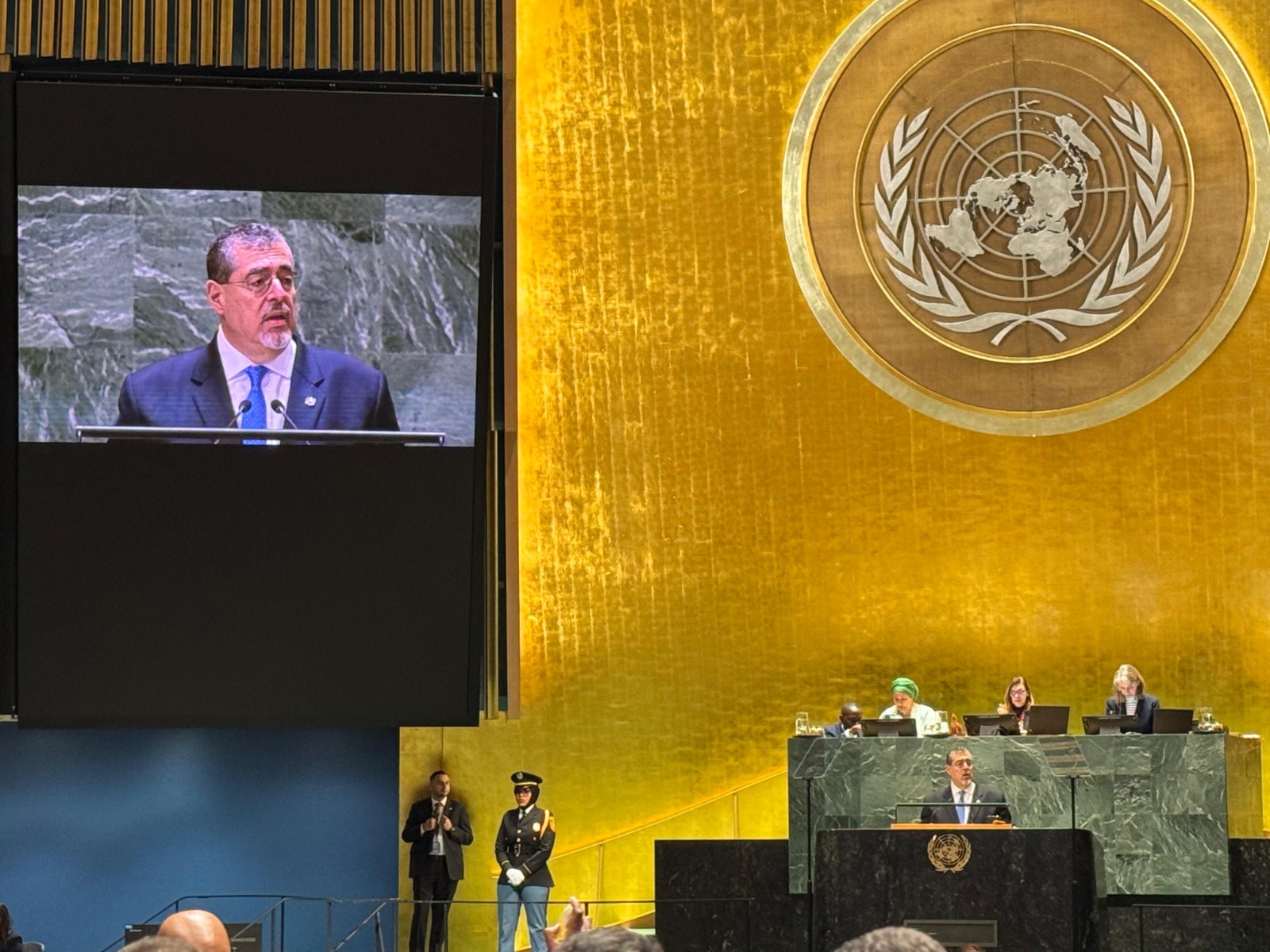 Presidente Arévalo ante la ONU: “Guatemala está cambiando, caminando hacia un futuro más equitativo”
