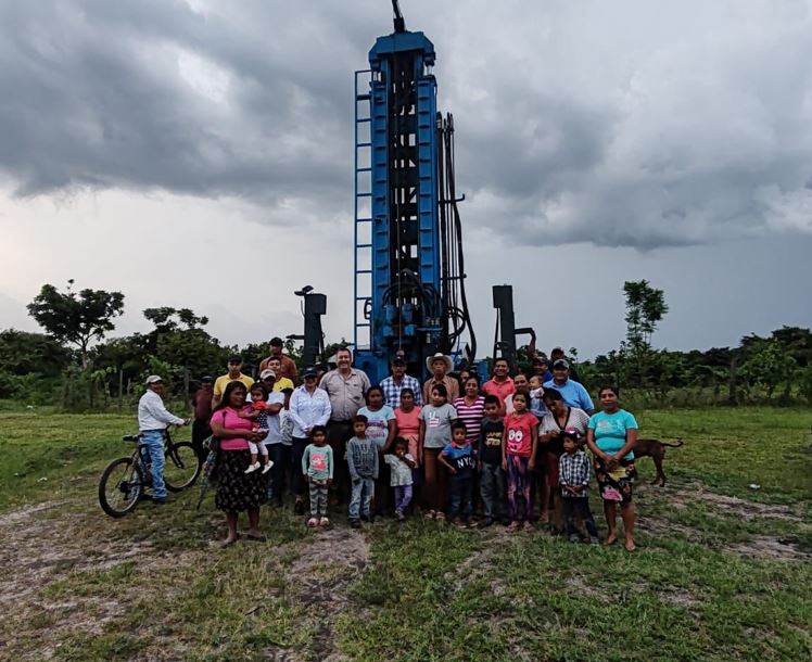 Inauguran proyecto de agua potable en El Obraje, Monjas, Jalapa