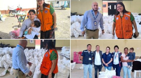 Entregan raciones de alimentos a familias con niños identificados con desnutrición en Huehuetenango
