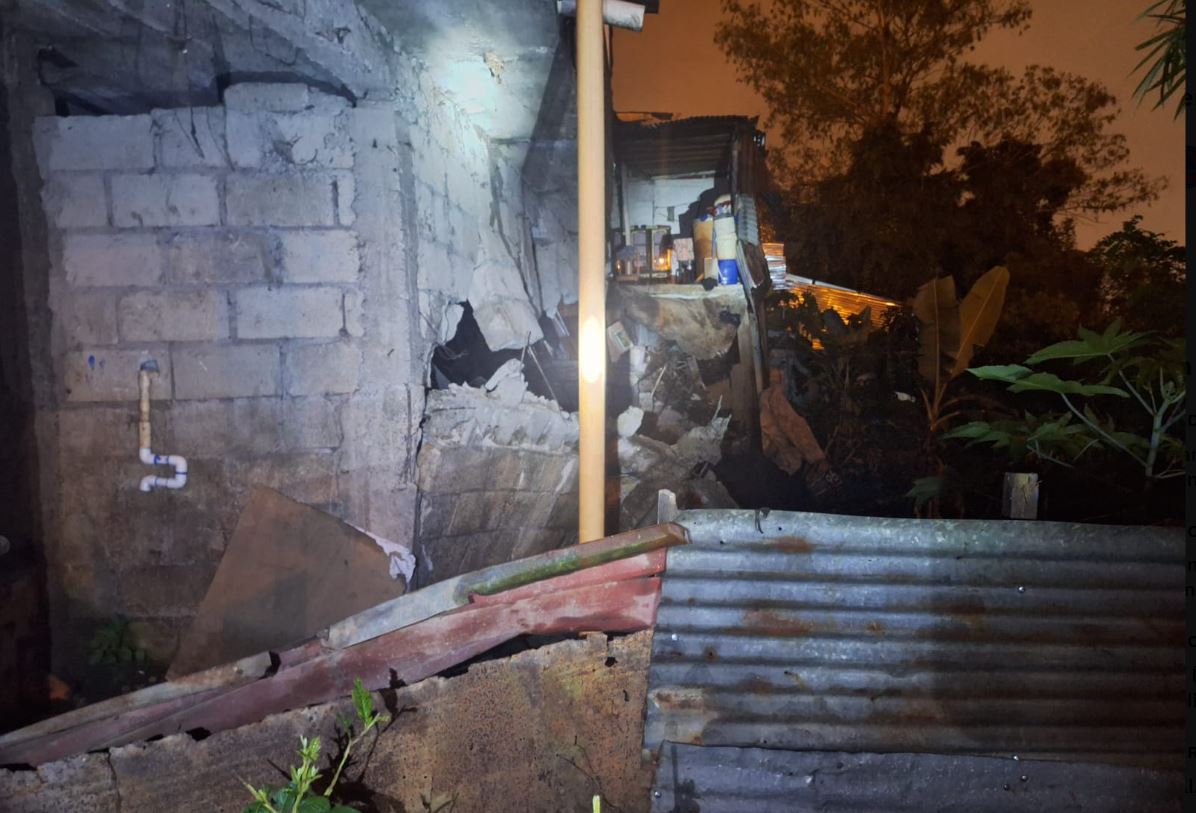 Conred coordina evacuación tras deslizamiento en colonia El Limón, zona 18