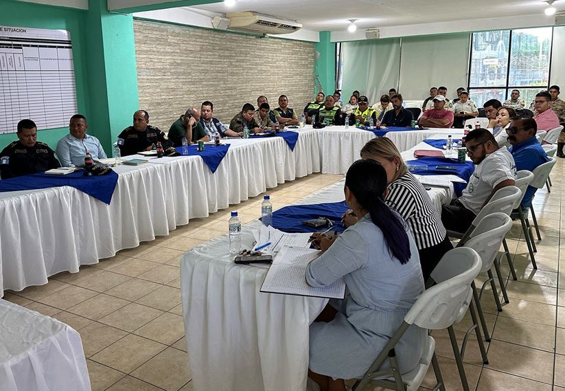 Segunda reunión ordinaria de la mesa departamental de seguridad de El Progreso