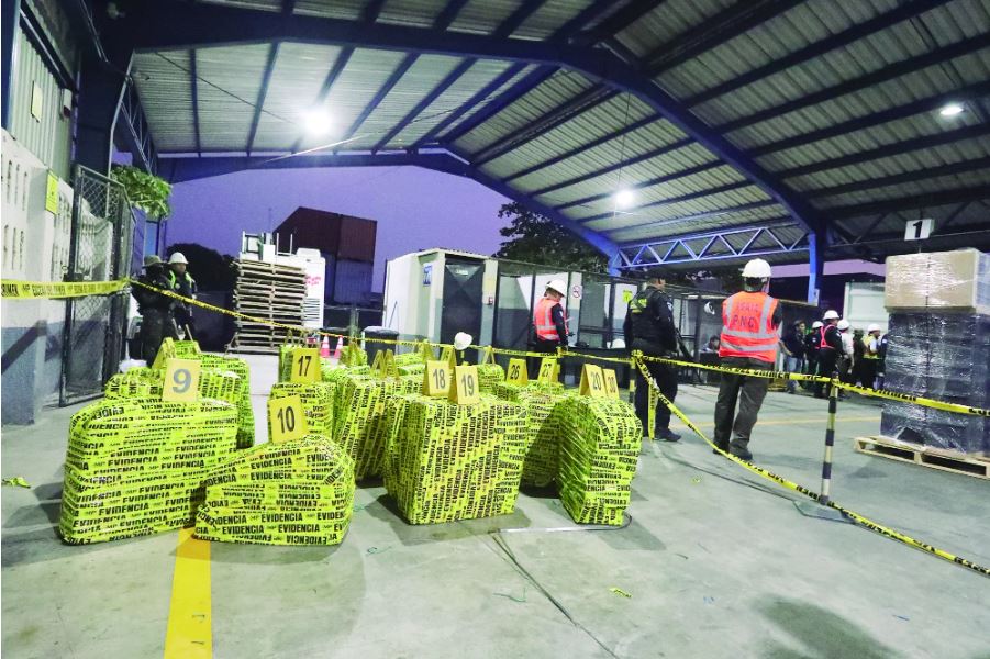 Incautación de cocaína en 2024 supera en 210 % a la de 2023