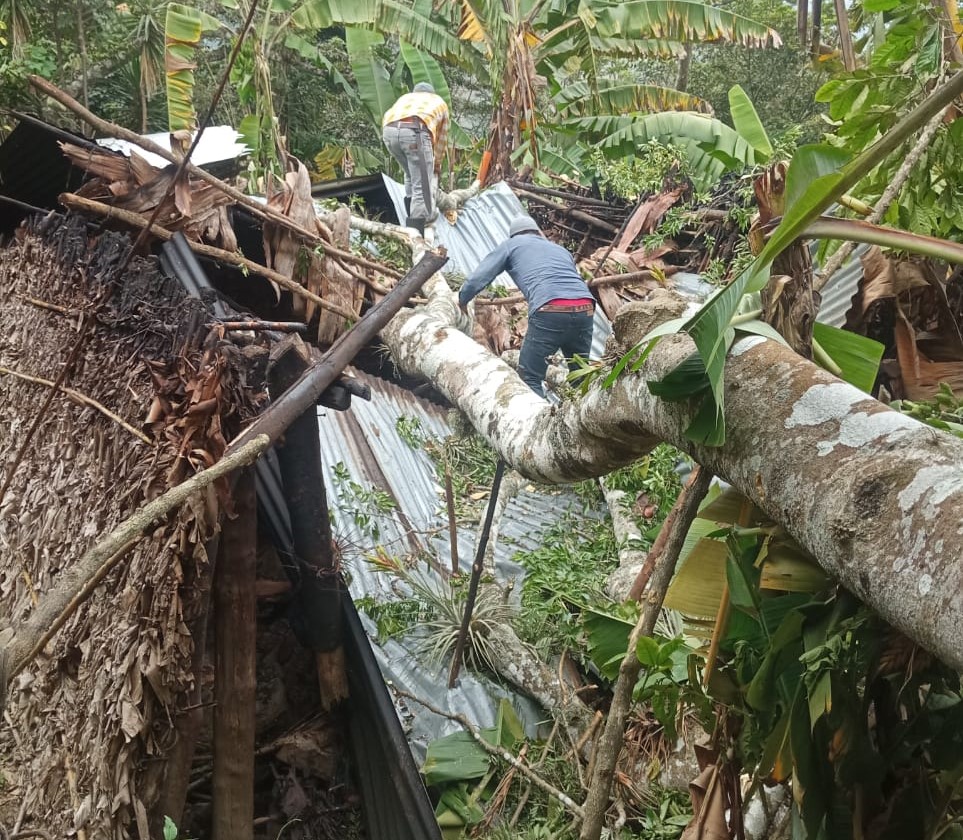 Conred reporta 11 nuevas emergencias por lluvias en ocho departamentos del país