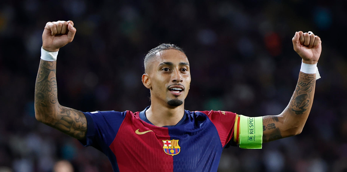 La curiosa casualidad del triplete de Raphinha que hace soñar al Barcelona con la Champions