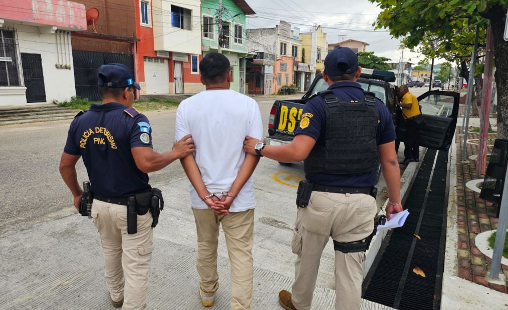 Capturado en San Benito Petén por el delito de agresión sexual.