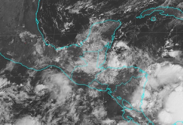 La Coordinadora Nacional para la Reducción de Desastres informa sobre el incremento de lluvias y viento frío para la siguiente semana, según la información proporcionada por el Insivumeh. / Foto: Insivumeh.