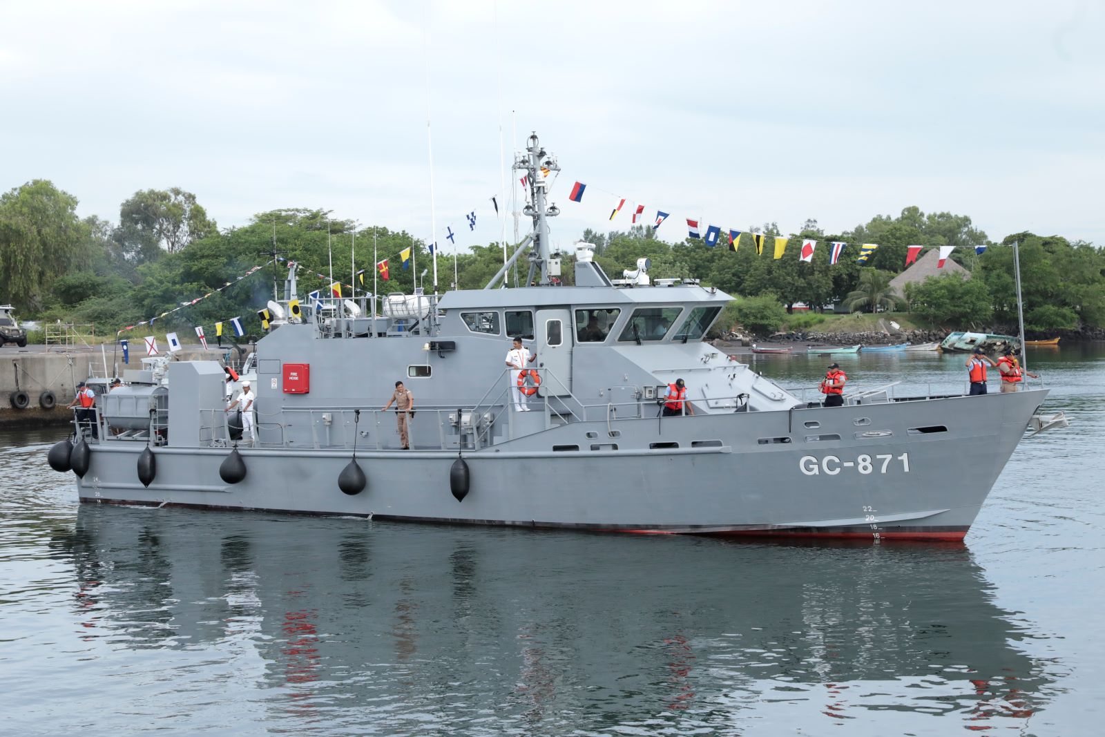 GC-871 Hunahpú: Un buque que combatirá el narcotráfico en las fronteras marítimas