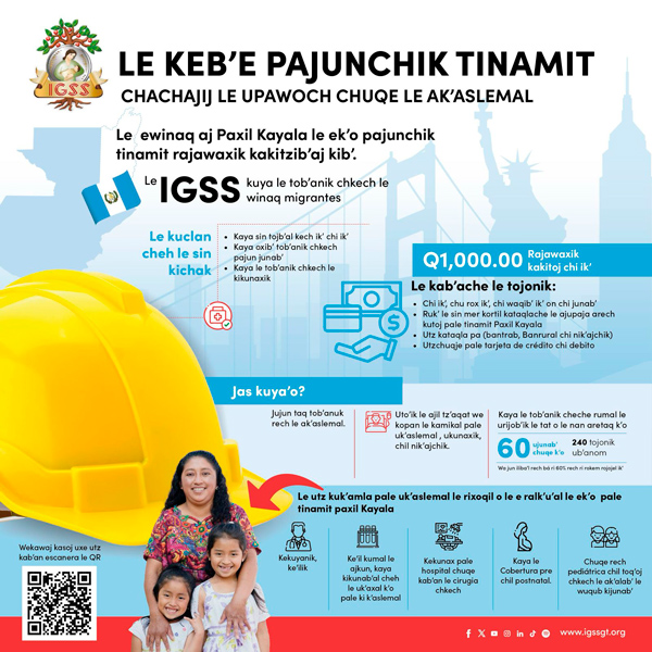 IGSS brinda información en idiomas mayas del programa de protección para migrantes