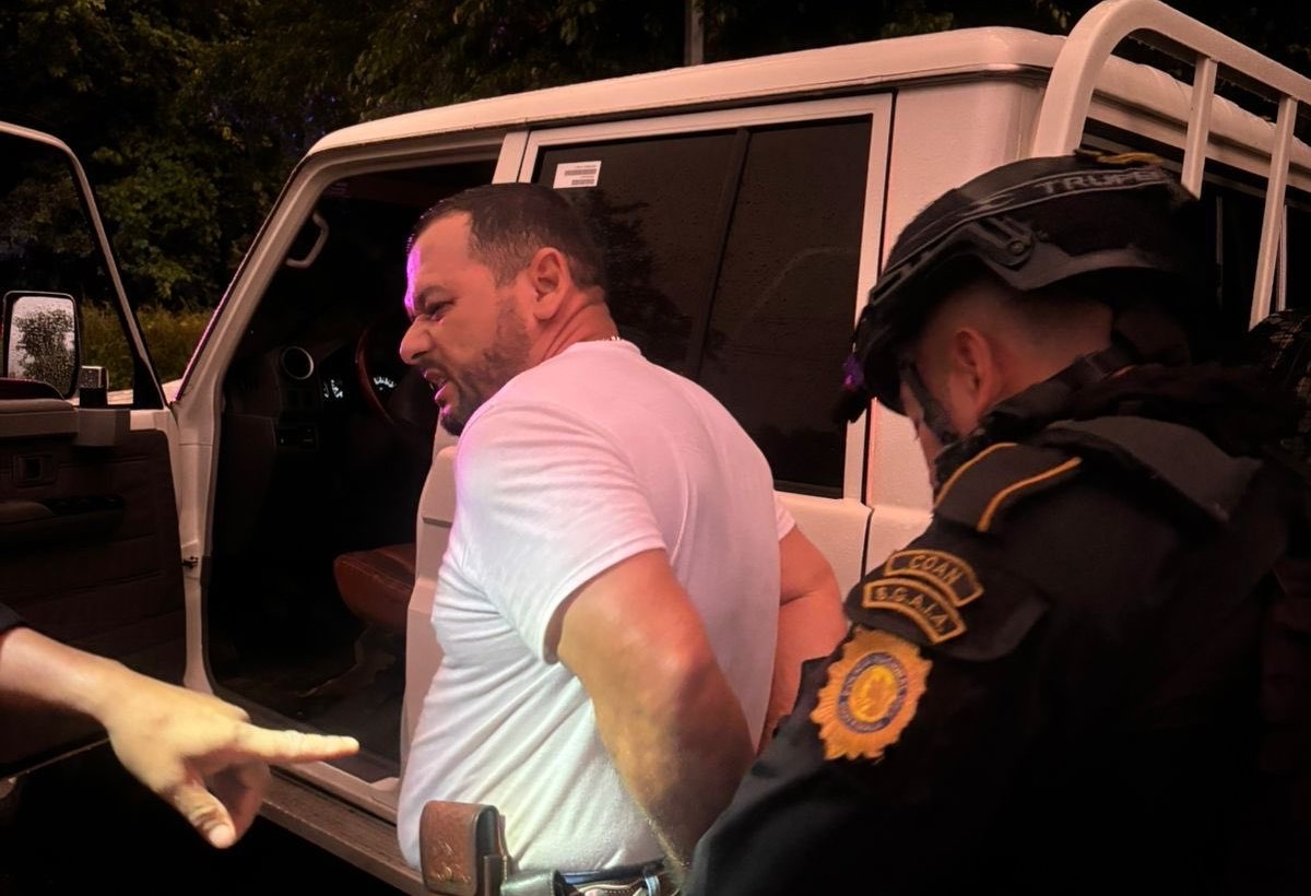 Erlis Antonio León Castellanos, "el Cabro" fue detenido en un operativo de la SGAIA en Cuyotenango, Suchitepéquez