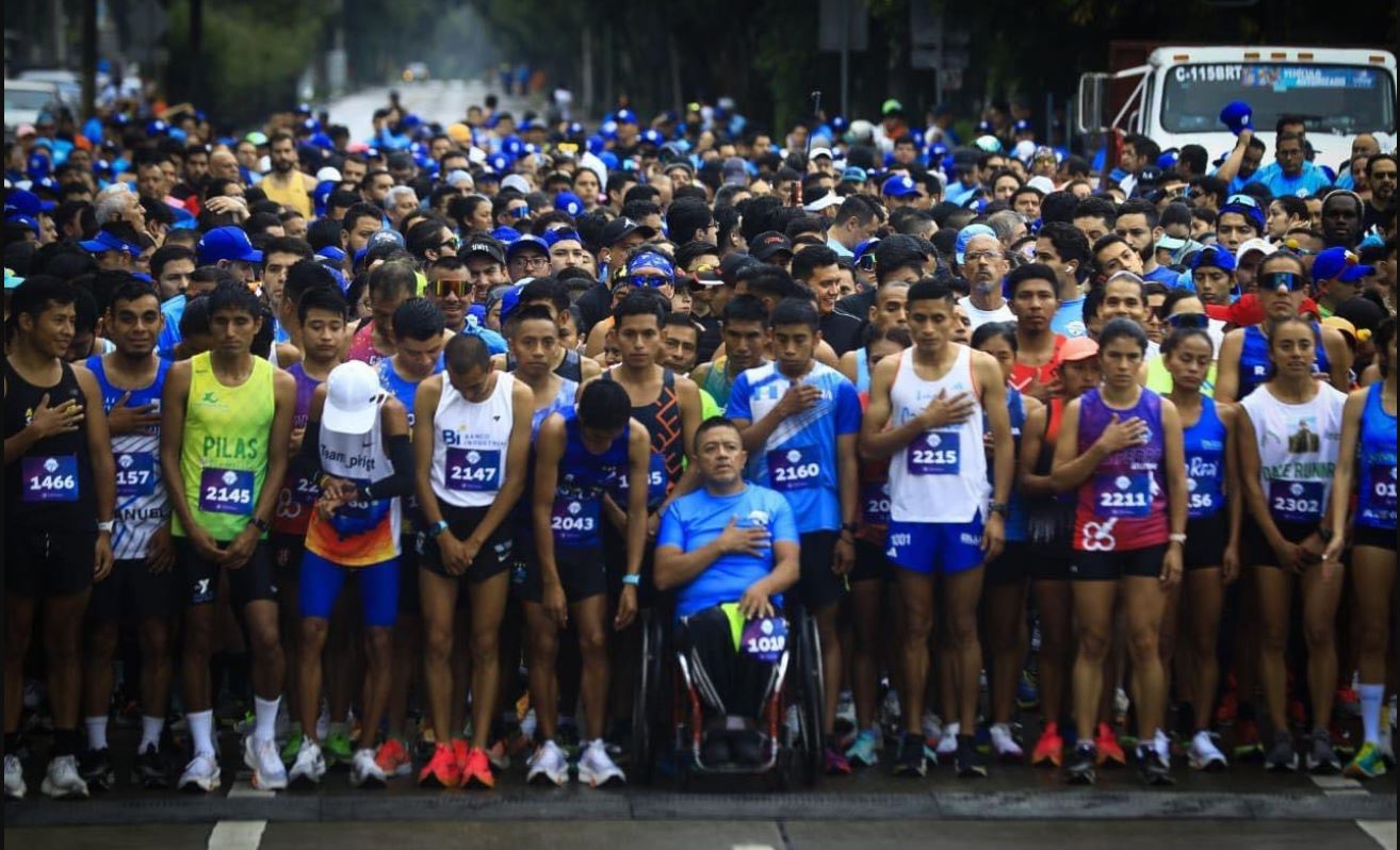 Más de 2 mil atletas participaron en la Carrera Leyendas de Guatemala 2024