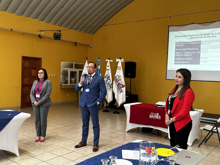 PGN capacita a jueces y delegados sobre alerta Alba-Keneth