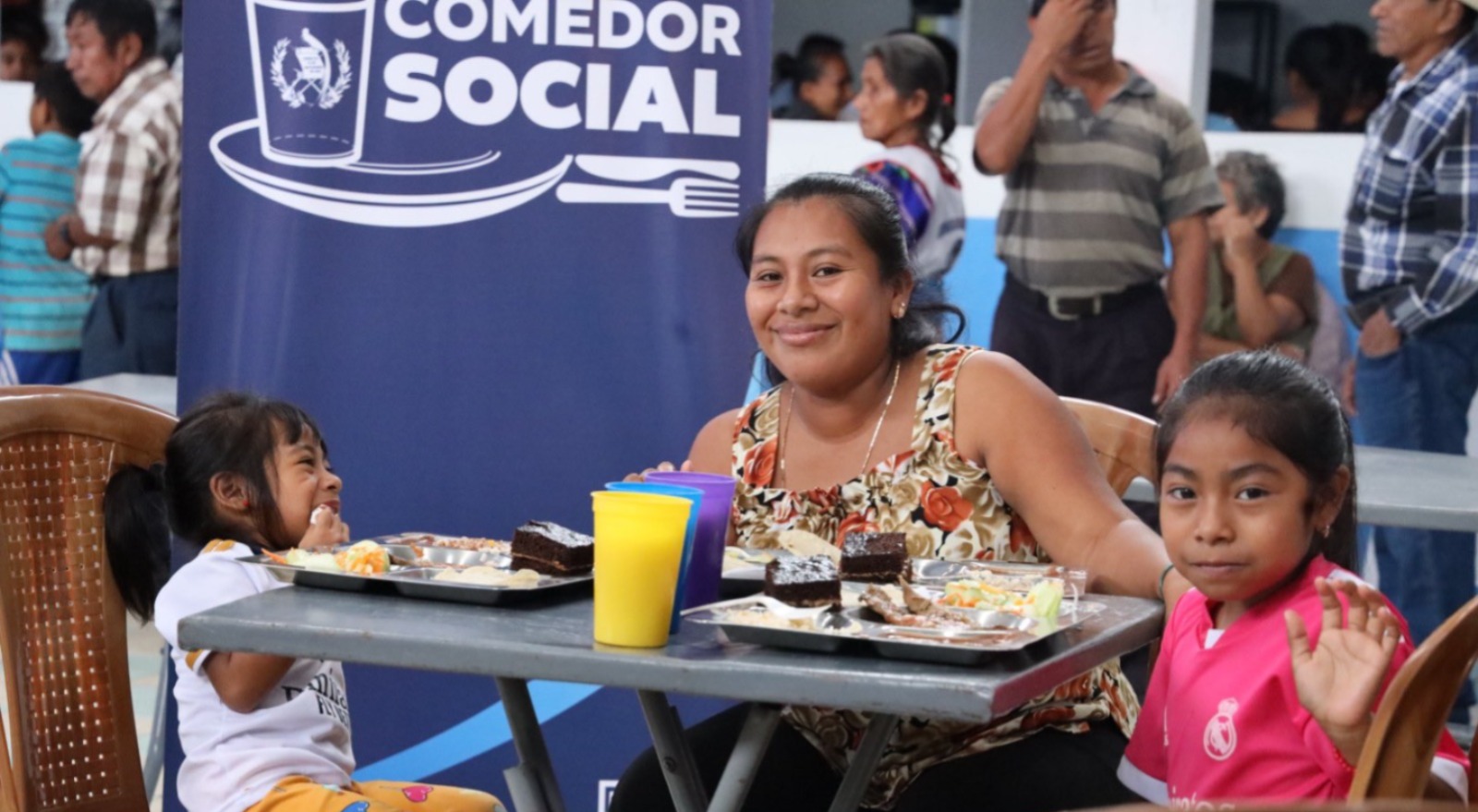 Comedor Social en San Miguel Pochuta de Chimlatenango. /Foto: Mides.