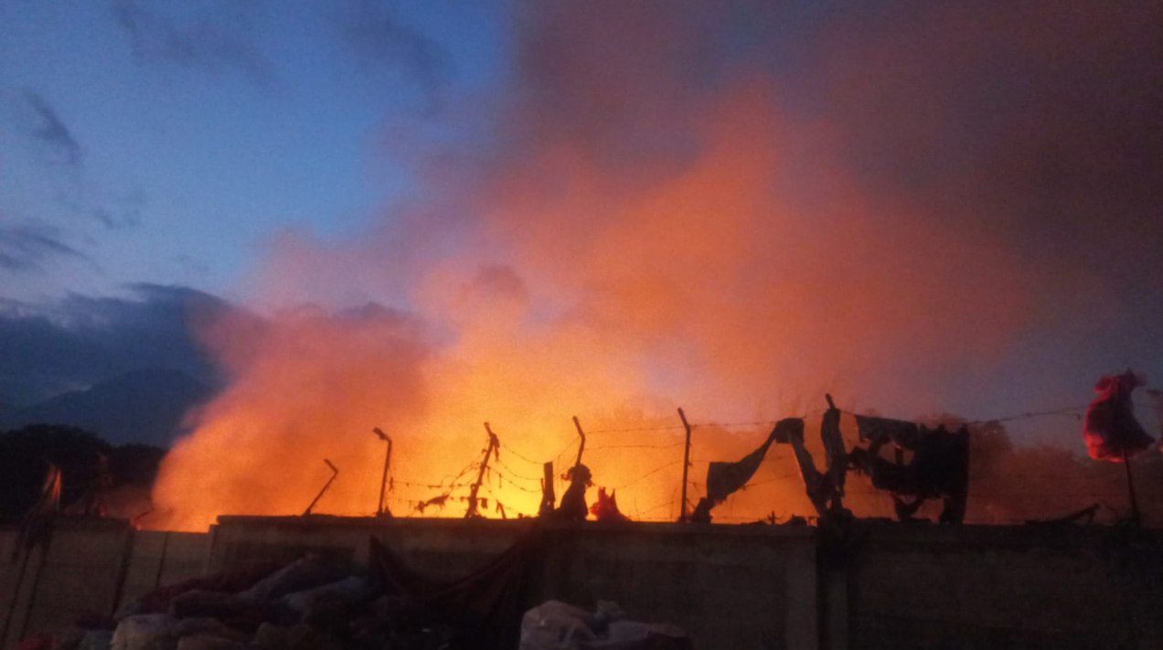 Nuevamente, se incendia el vertedero de AMSA. / Foto: Conred.