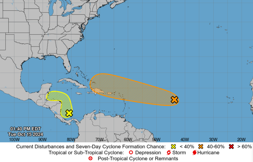 Insivumeh monitorea fenómeno cercano a Guatemala, aunque tiene baja probabilidad de volverse tormenta