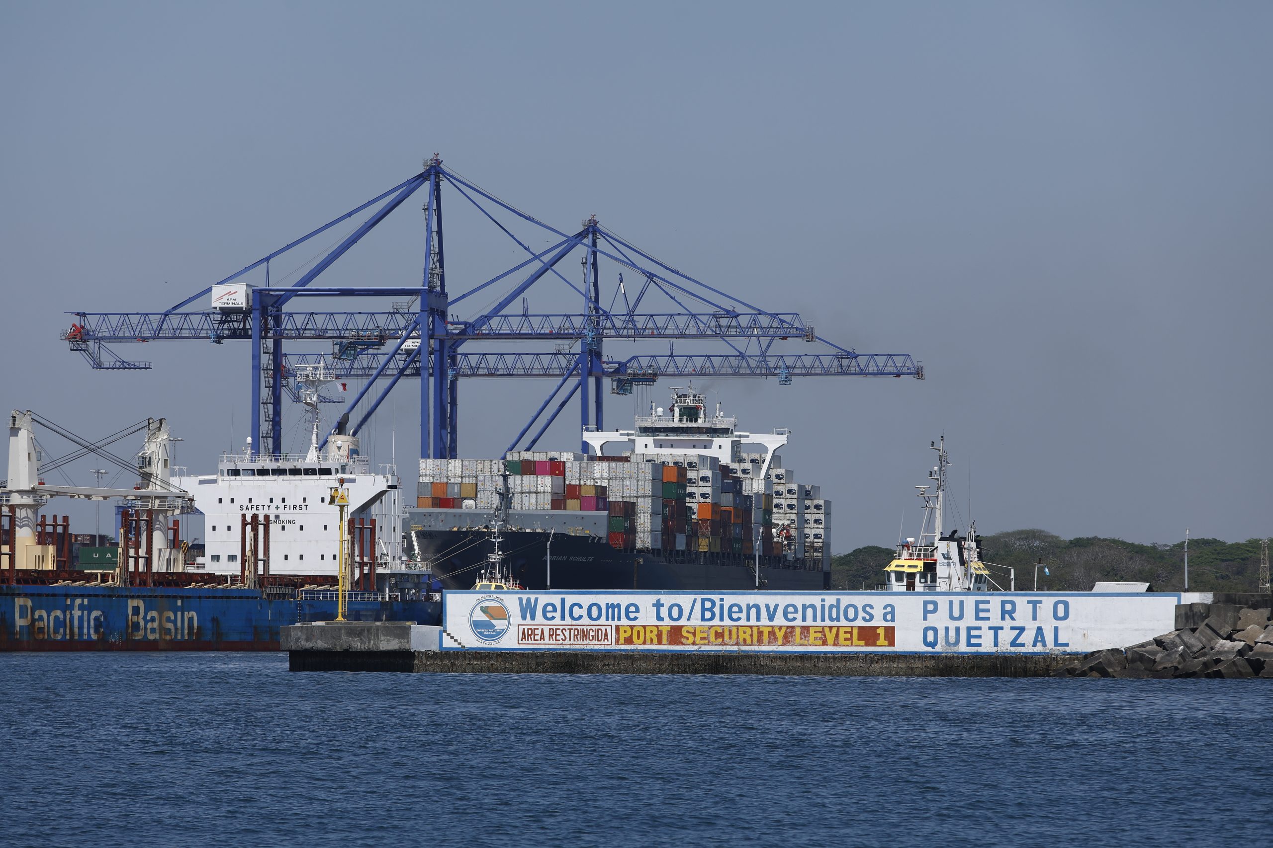 Estados Unidos colaborará en evaluar la infraestructura y operaciones de Puerto Quetzal. / Foto: DCA.