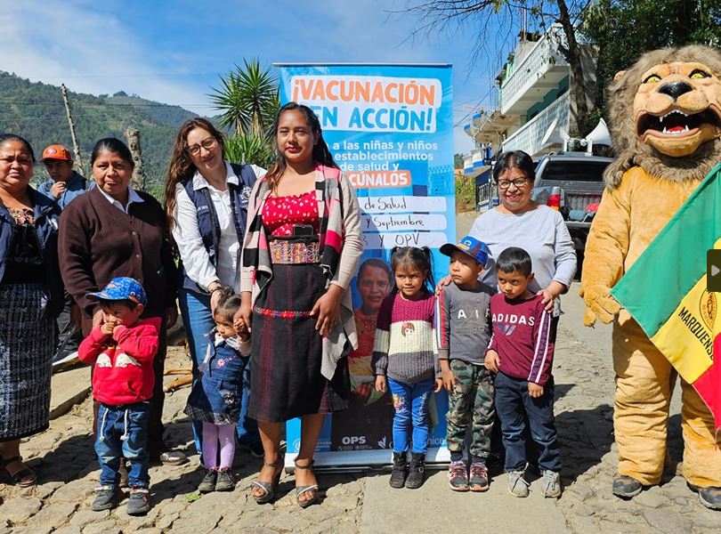 Presentan avances de la campaña contra la polio y sarampión en San Marcos