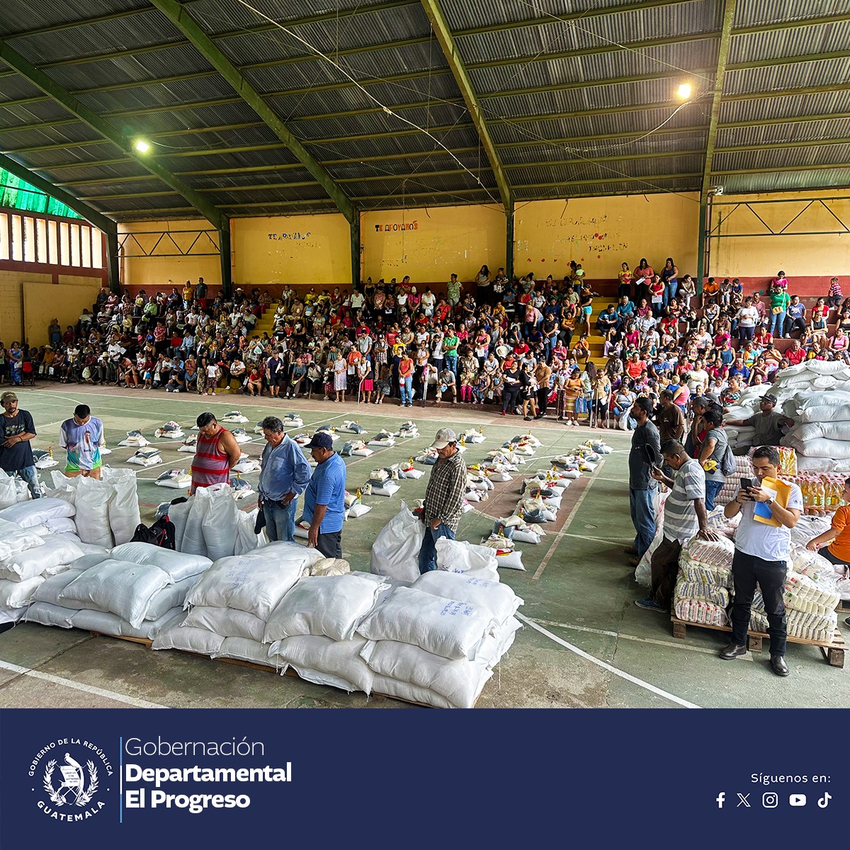 Entregarán 2 mil 883 raciones de alimentos en San Cristóbal Acasaguastlán, El Progreso