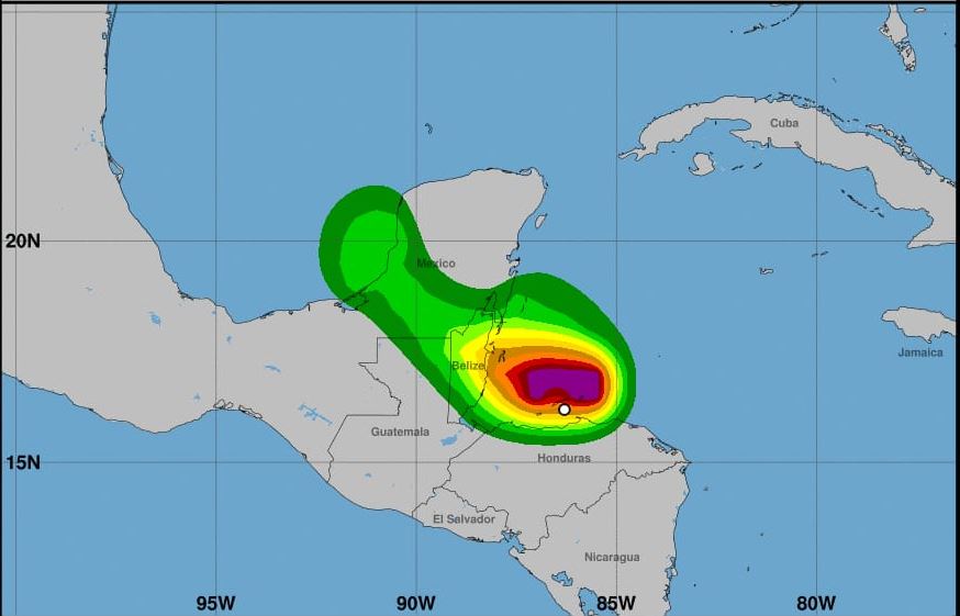 Tormenta tropical Sara podría ingresar a Guatemala como depresión tropical