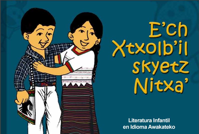 La colección de literatura infantil en awakateko es mucho más que un recurso educativo. / Foto: ALMG