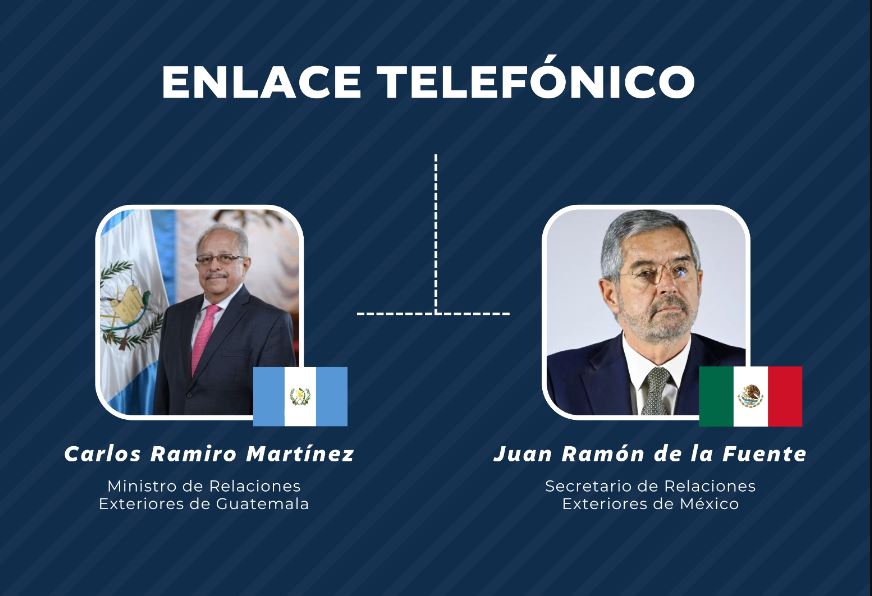 Guatemala y México conversan sobre agenda bilateral