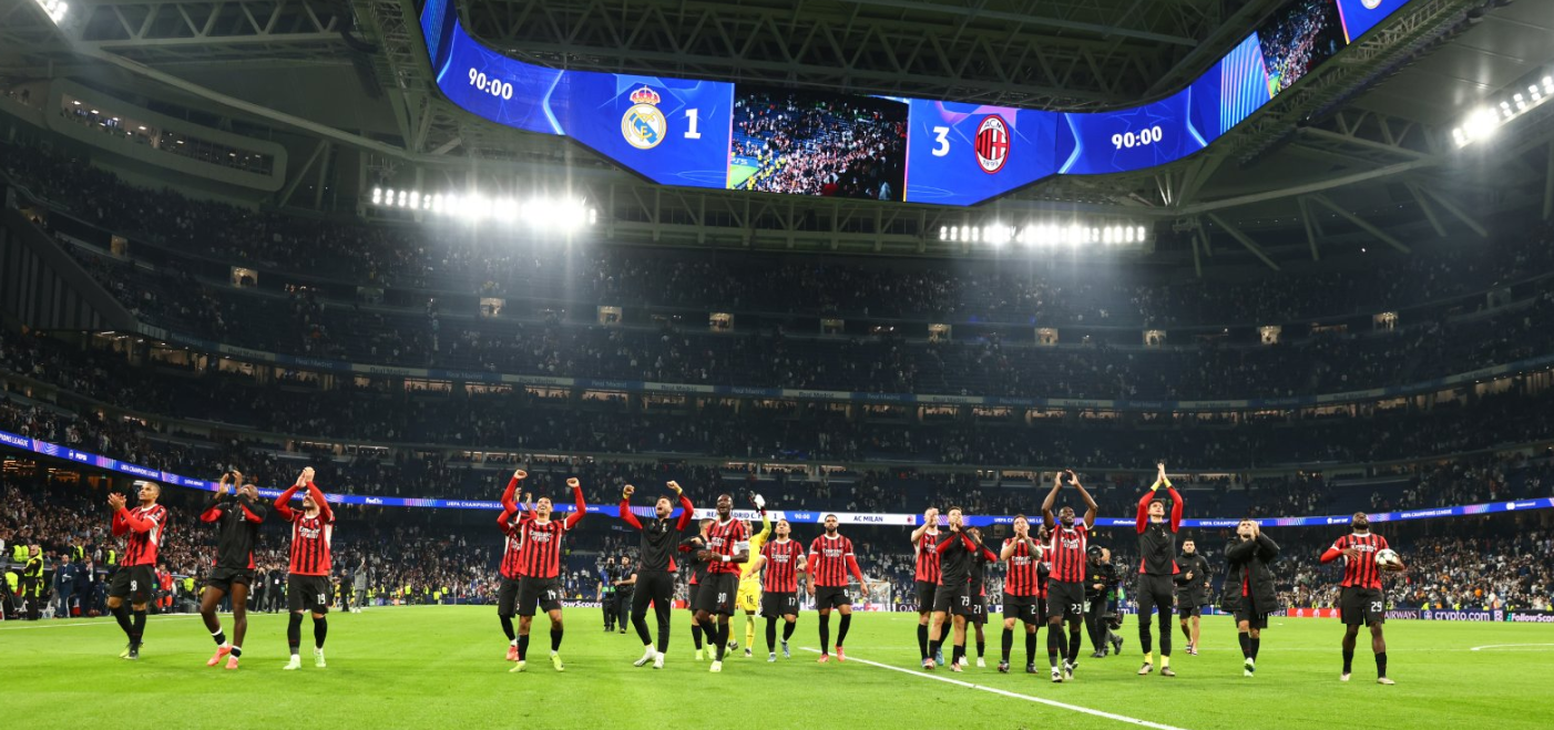 El Madrid sigue en caída libre mientras el Milan celebra en el Bernabéu