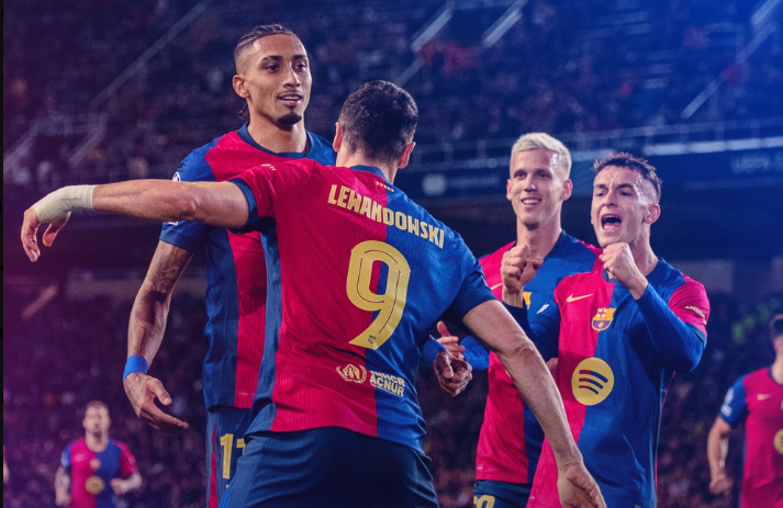 El Barcelona supera al Brest y se consolida en la zona alta de la clasificación