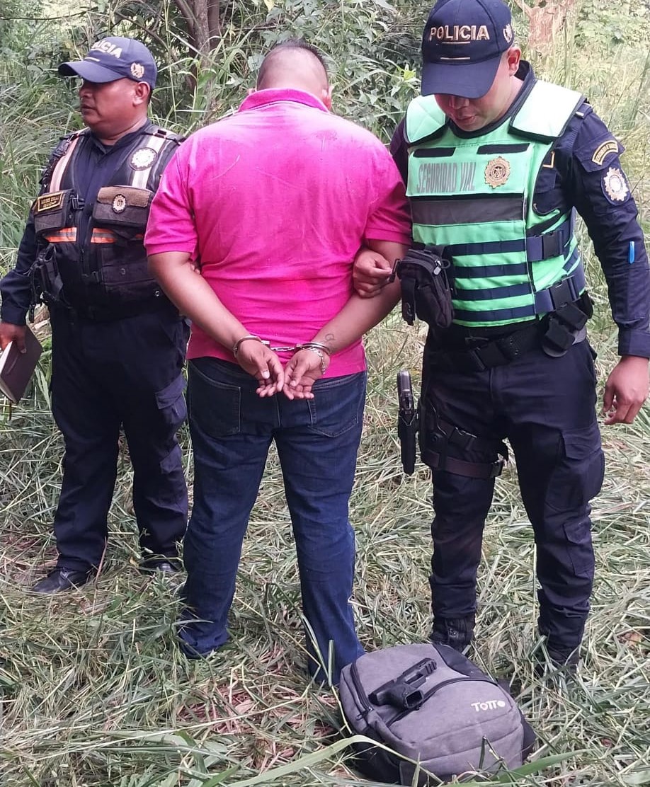 PNC detiene a supuesto asaltabuses en Siquinalá, Escuintla  