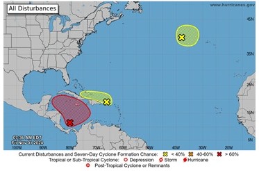 Estado del tiempo: Se prevén lluvias en la tarde y noche durante el fin de semana