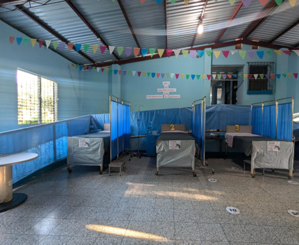 Las Unidades buscan apoyar a la población que es afectada por el dengue y descongestionar los hospitales. / Foto: cortesía MSPAS