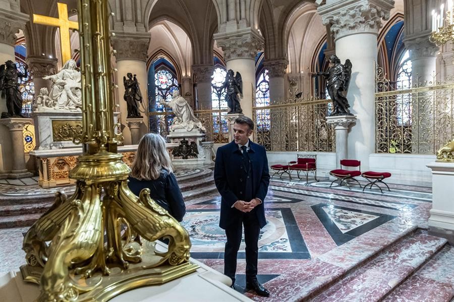 Francia descubre al mundo una Notre Dame deslumbrante antes de su reapertura
