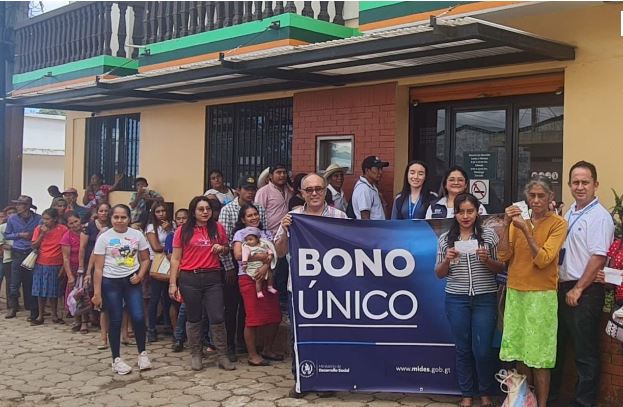 Pago de Bono Único llega a más familias guatemaltecas en el interior del país