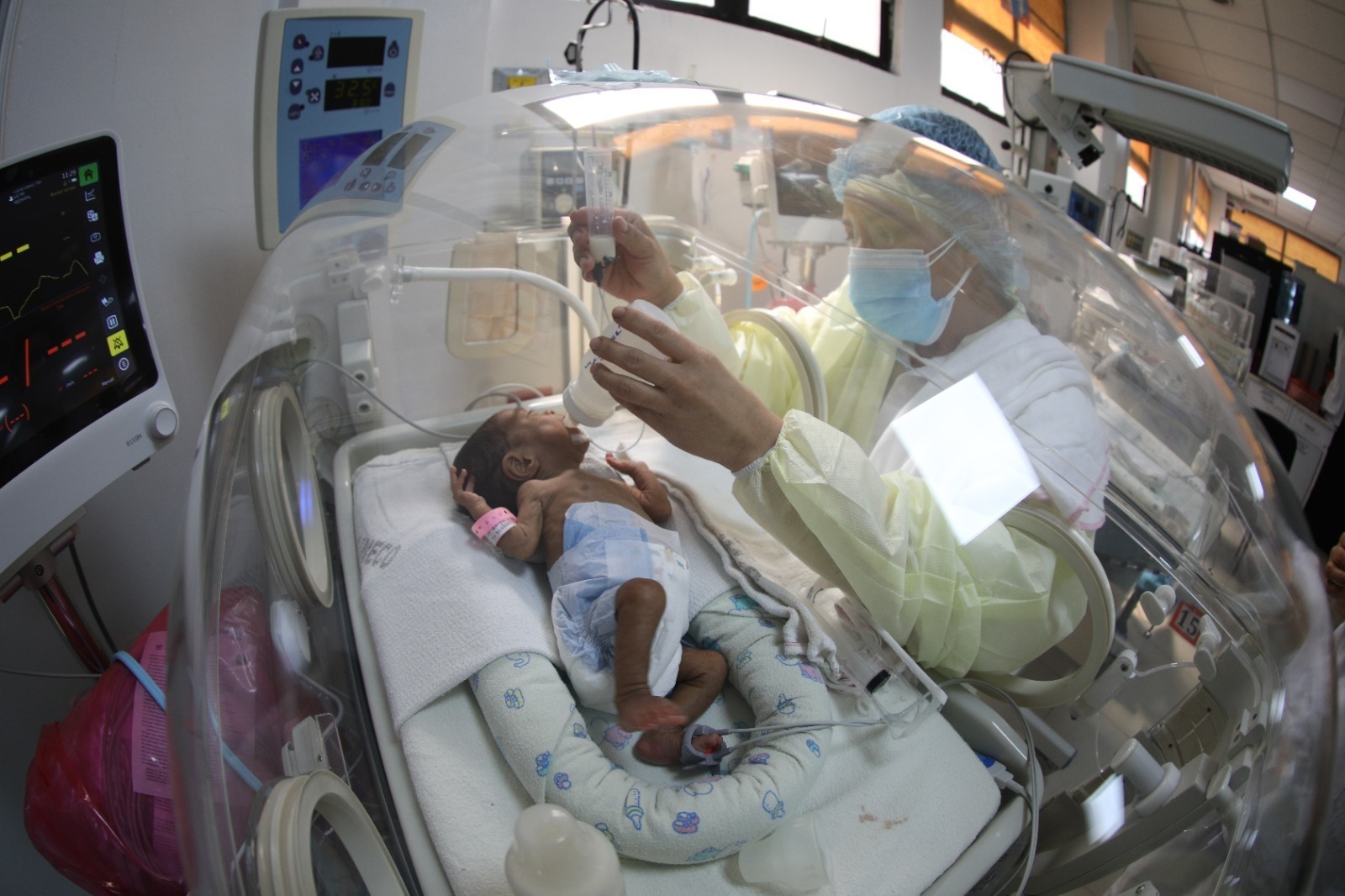 El Hospital de Gineco Obstetricia del IGSS han sido atendidos 905 bebés prematuros en lo que va del año. / Foto: IGSS.