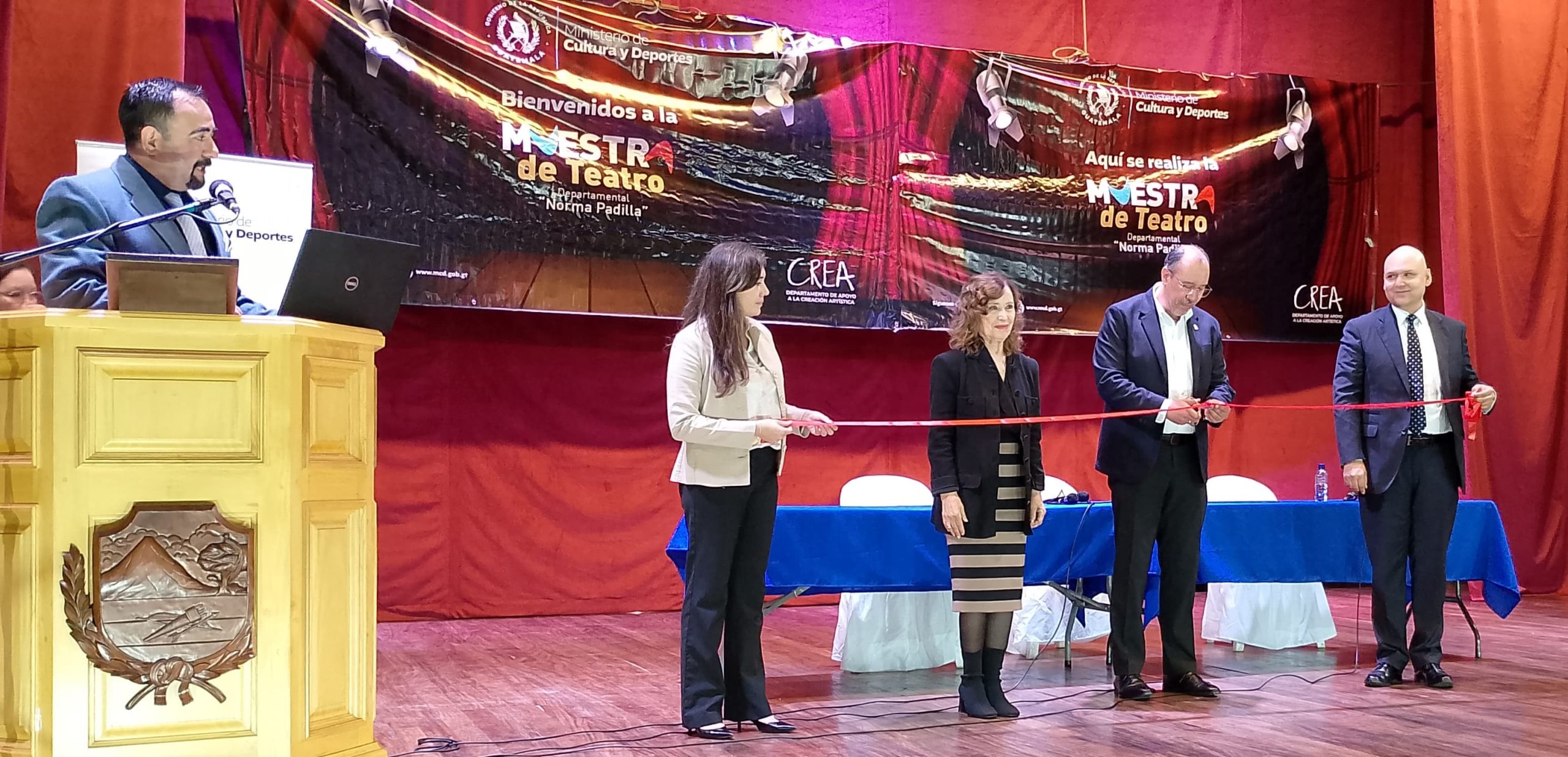 Muestra de Teatro Departamental Norma Padilla llega al Teatro Municipal de Quetzaltenango. / Foto: Crea, MCD.