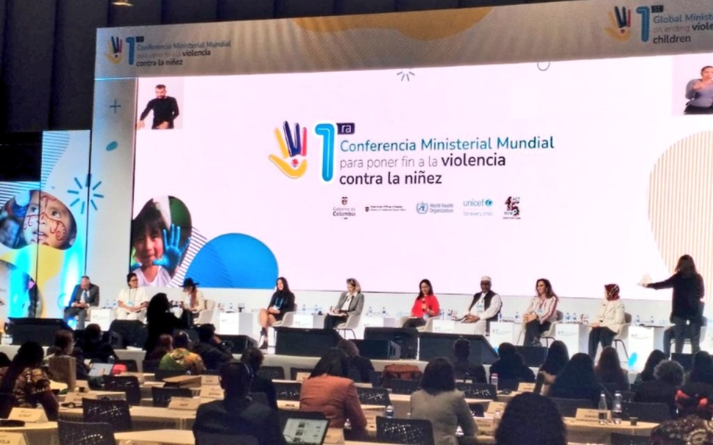 SVET en la Conferencia Ministerial Mundial para poner fin a la violencia contra la niñez. /Foto: SVET.