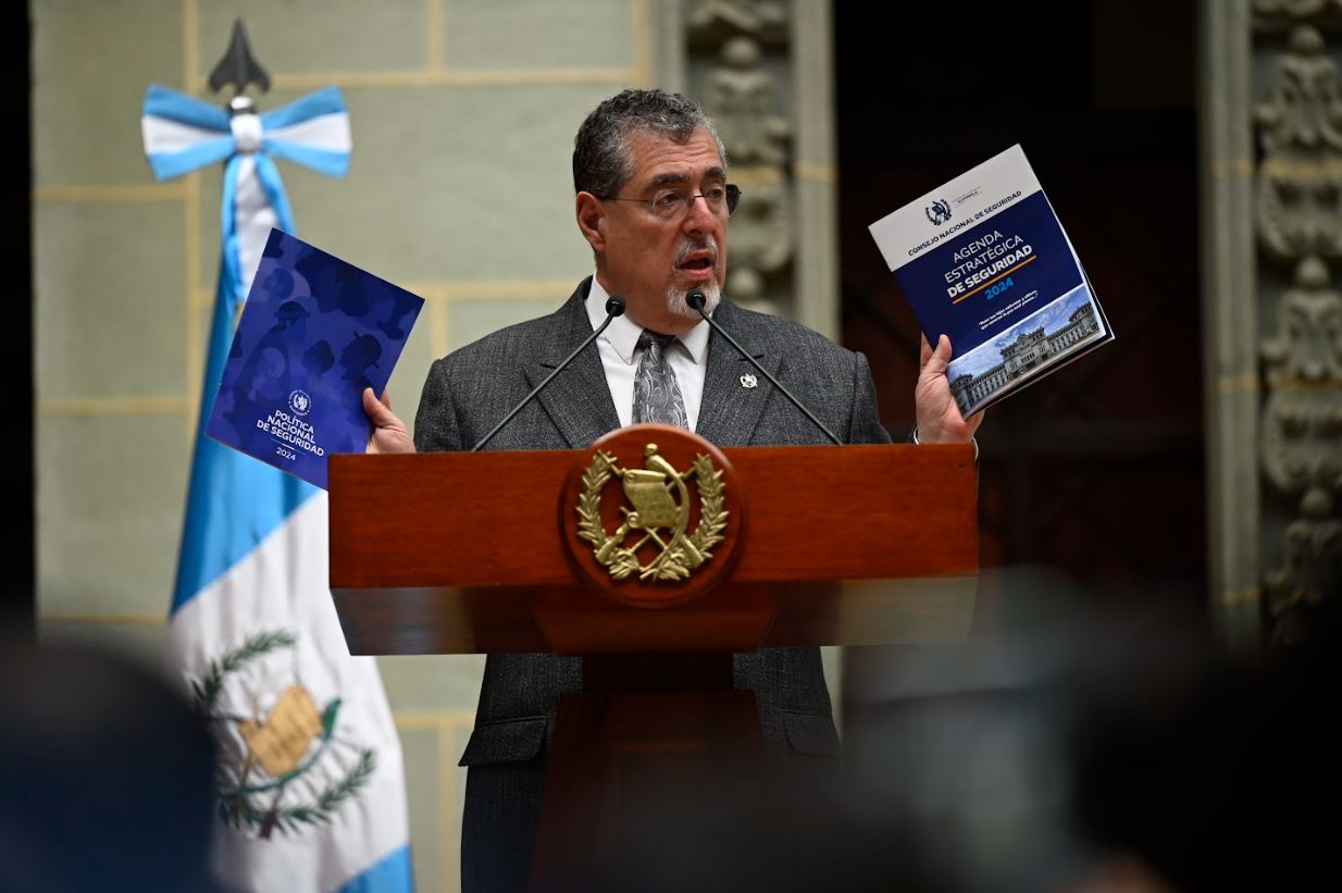 Presidente lanza la Política Nacional de Seguridad 2024 para Guatemala