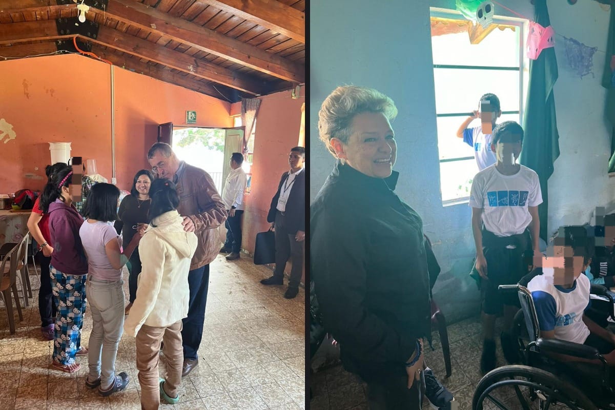 Presidente Bernardo Arévalo y Primera Dama visitan centro de atención a niñez con discapacidad