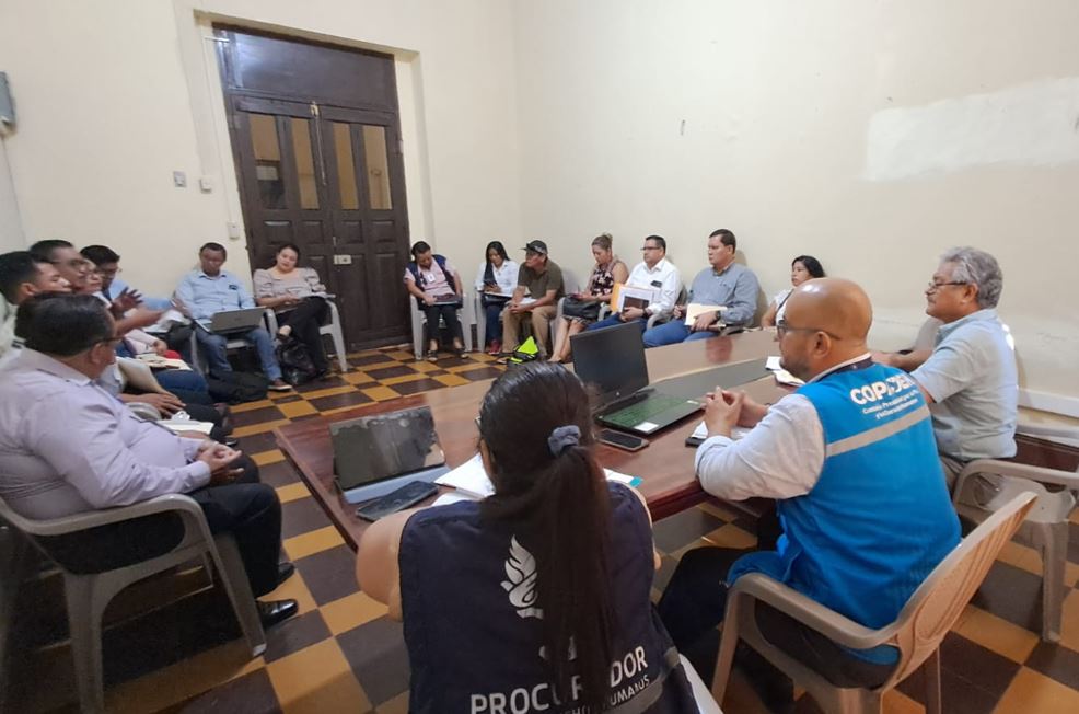 Mesa técnica para garantizar el estricto respeto a los derechos de la población