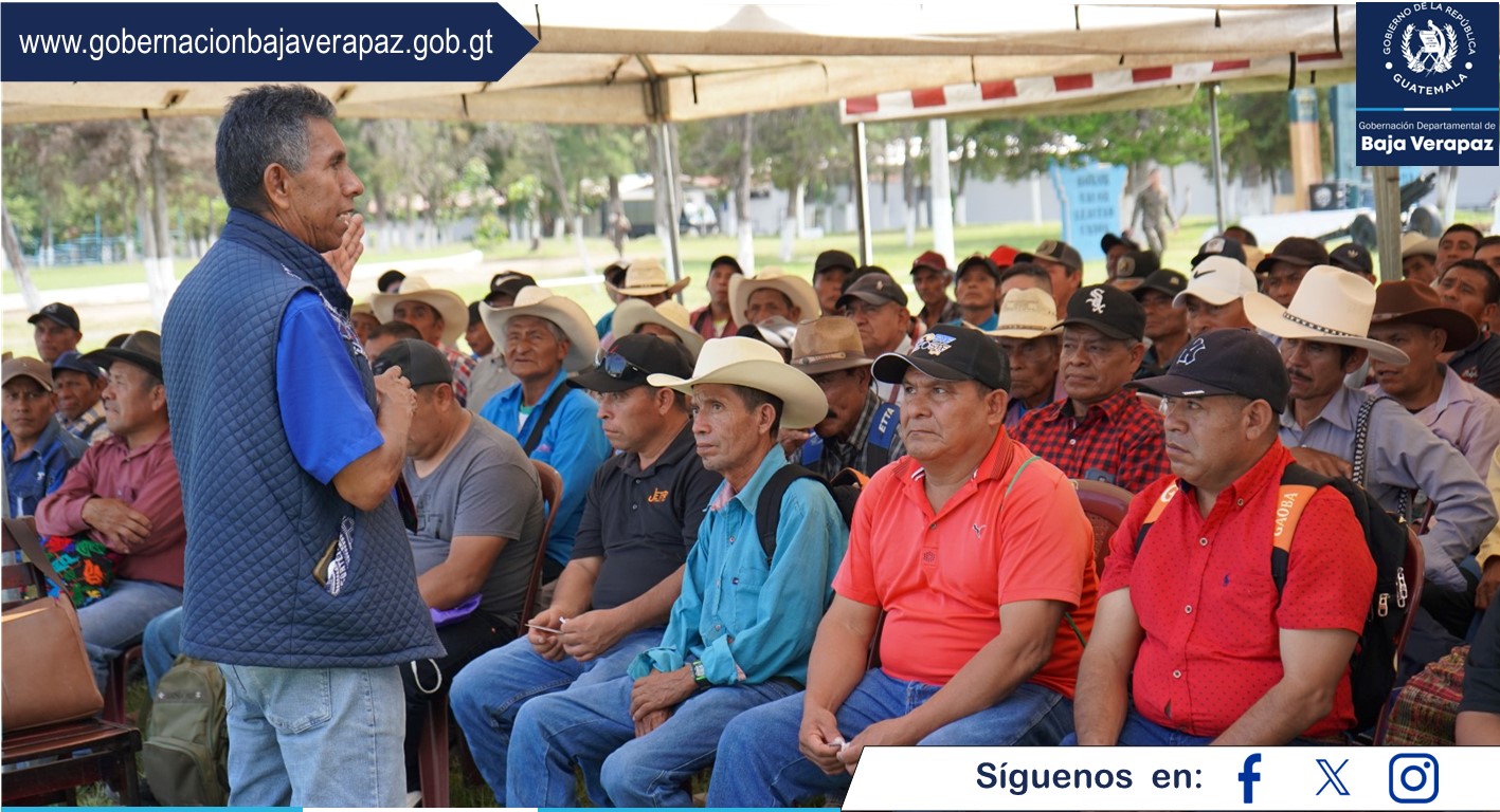 Baja Verapaz da cumplimiento a las acciones de la Ley Temporal de Desarrollo Integral